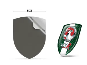 Vauxhall Silikonsticker S Logo Hochwertig Professionell